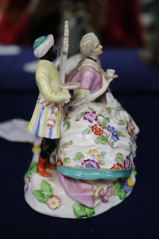 A porcelain group